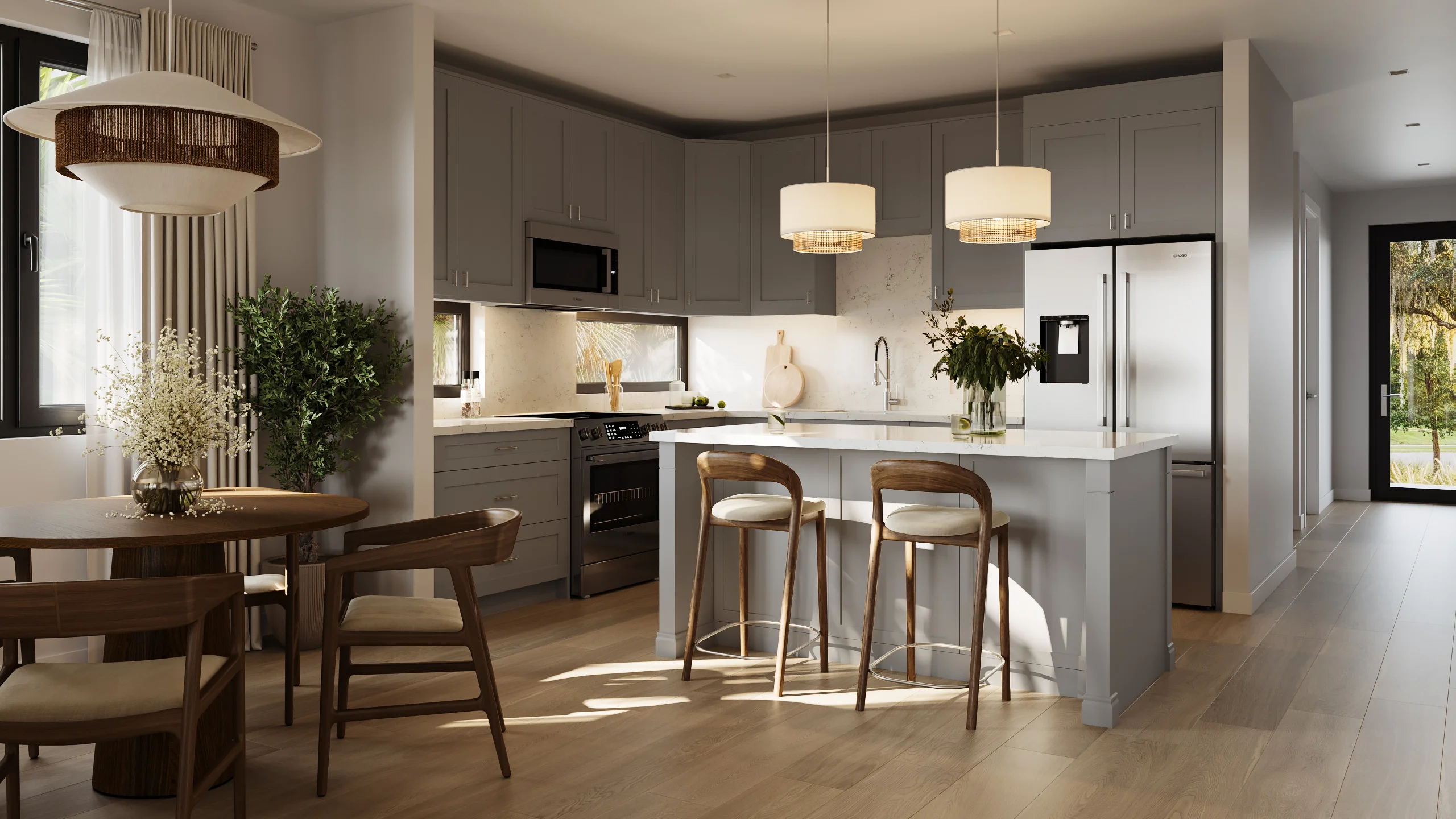 Douglass kitchen interior render