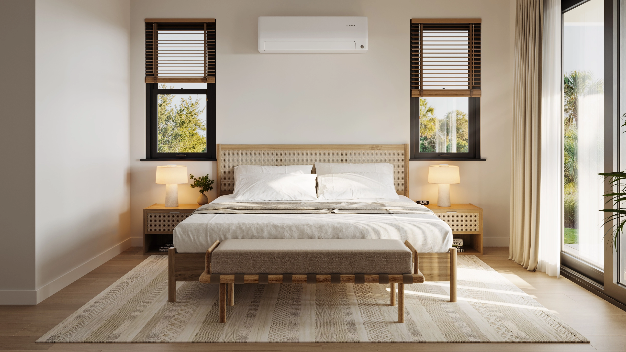 Pickering primary bedroom interior render